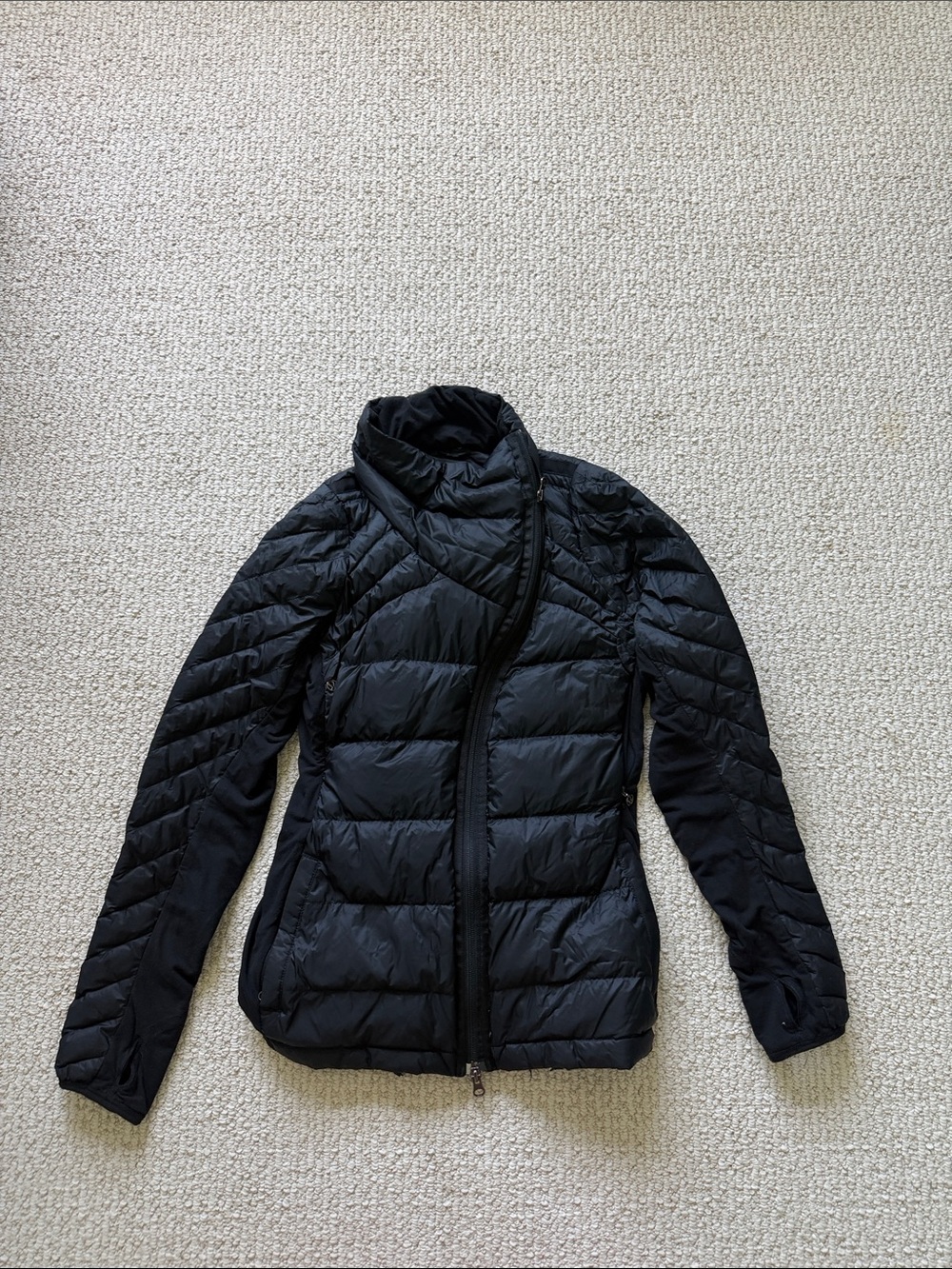 lululemon athletica Black Quilted Puffer Jacket